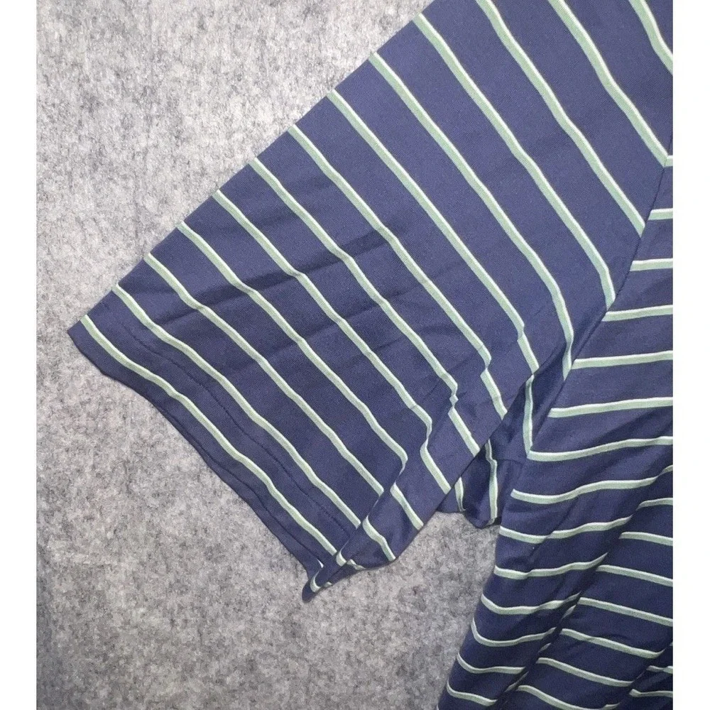 Ralph‎ Lauren Shirt Men's 2XL Purple Polo Golf Performance Striped Pima Cotton